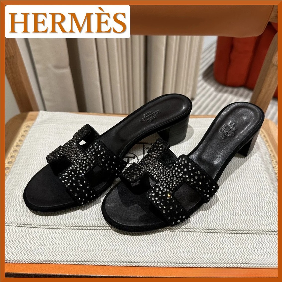 【おしゃれ★スタイルアップ】HERMES oasis サンダル