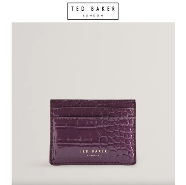 関税,送料無料 Ted Baker Coly クロコダイル風カードケース