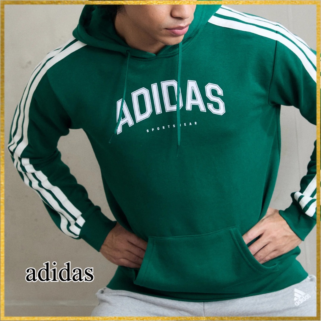 adidas｜Originals CODES GRAPHIC スウェット フーディ グリーン