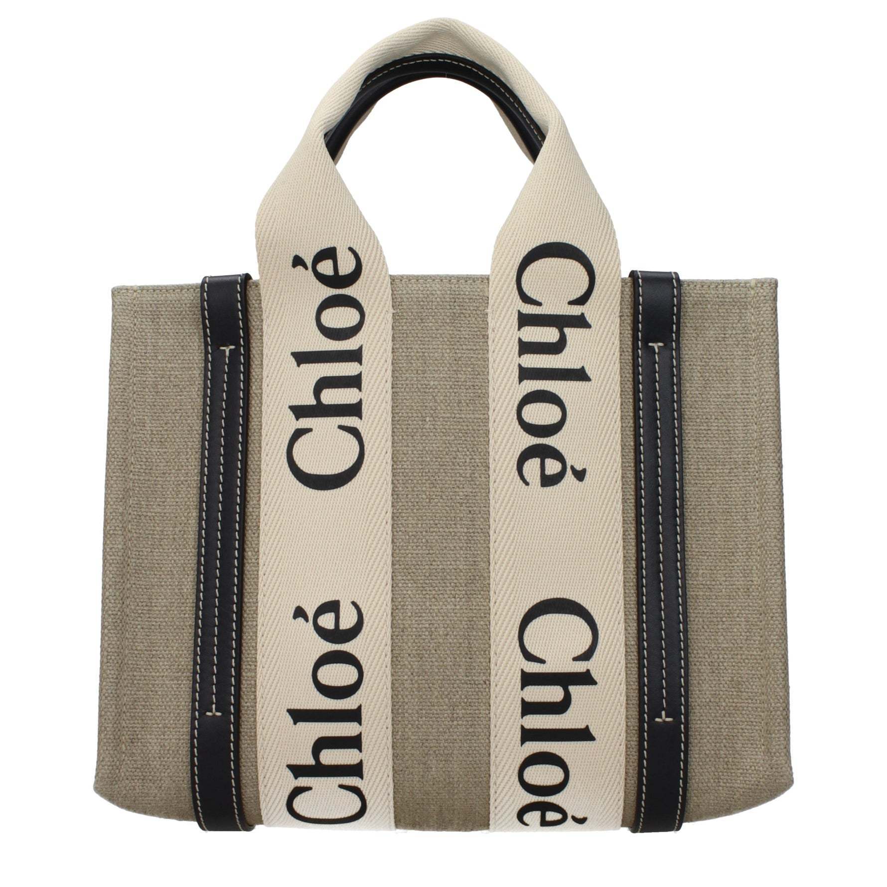 ハンドバッグ Chloe  Handbags Women Fabric Beige/Black