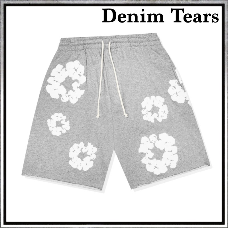 【大人気★】Denim Tears コットンリースグレーショーツ