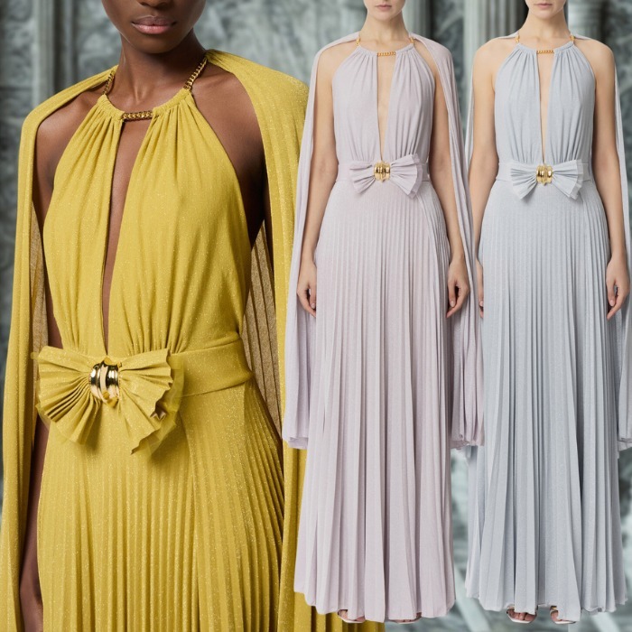 《エレガント》【ELISABETTA FRANCHI】ルレックス ドレス