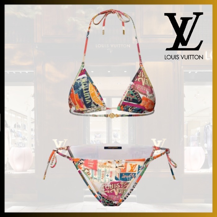 【別売りも可能】Louis Vuitton トラベルパッチビキニ上下セット
