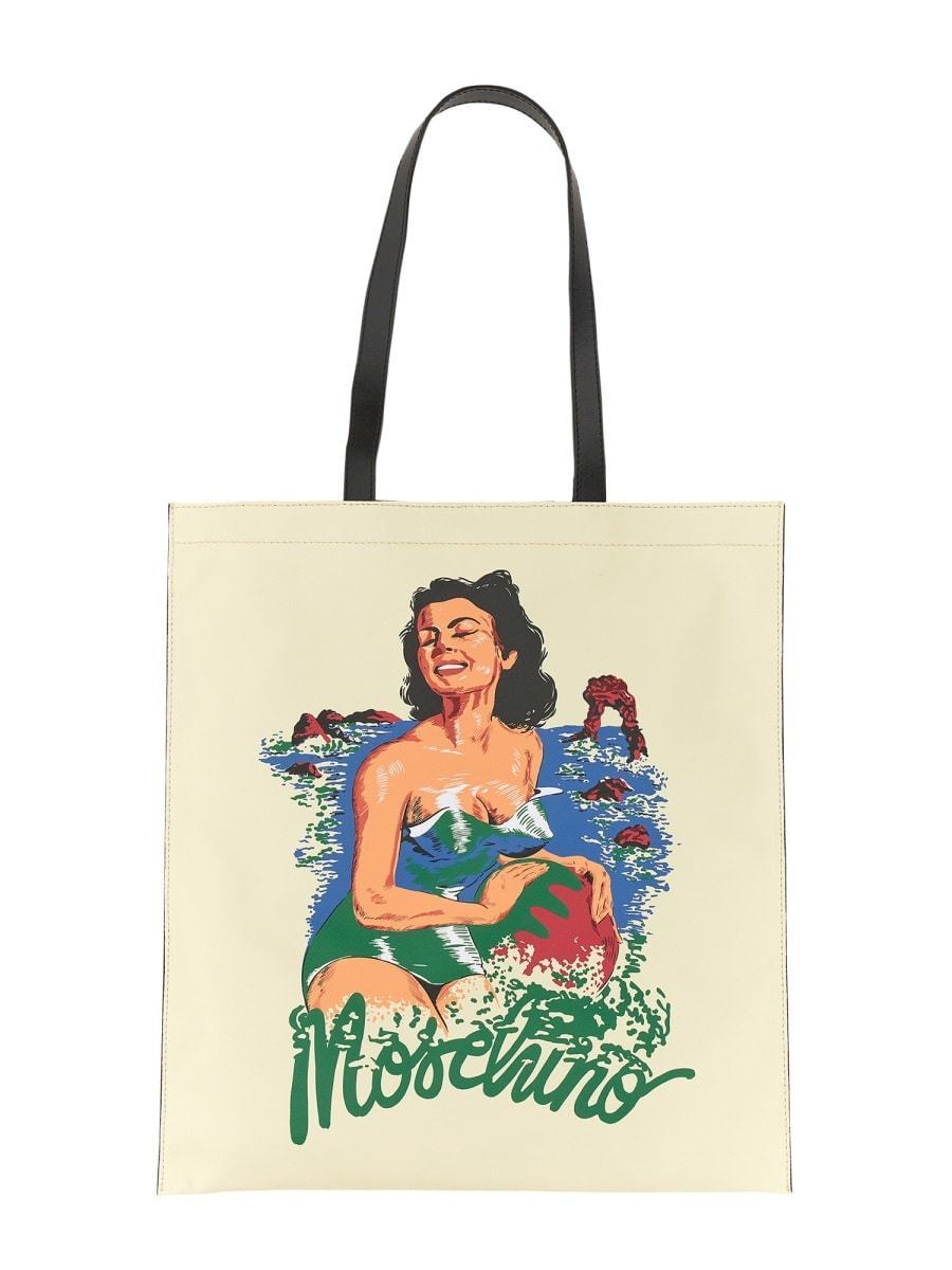 【送料&関税込】Moschino Hawaiian Print Tote Bag