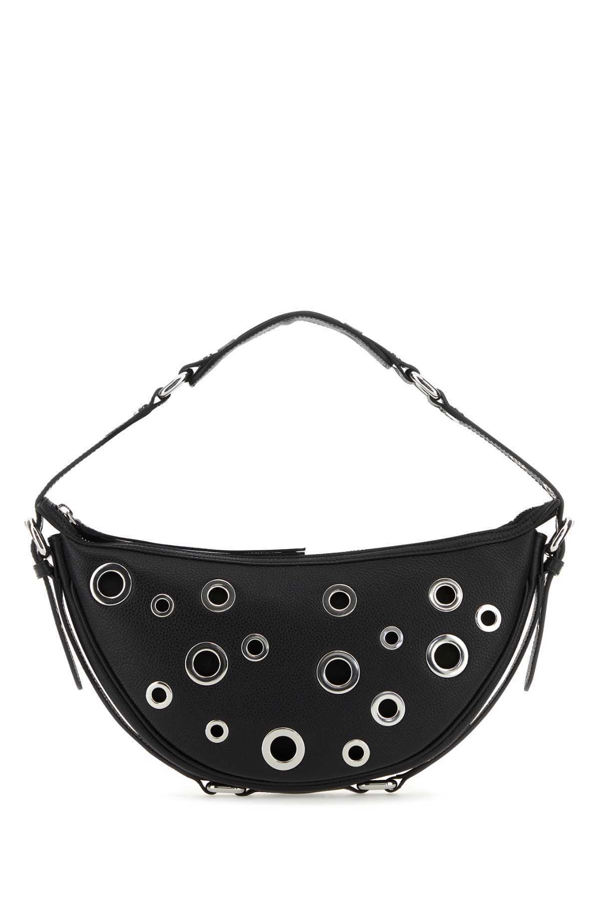【送料&関税込】BY FAR Black Leather Small Gib Shoulder Bag