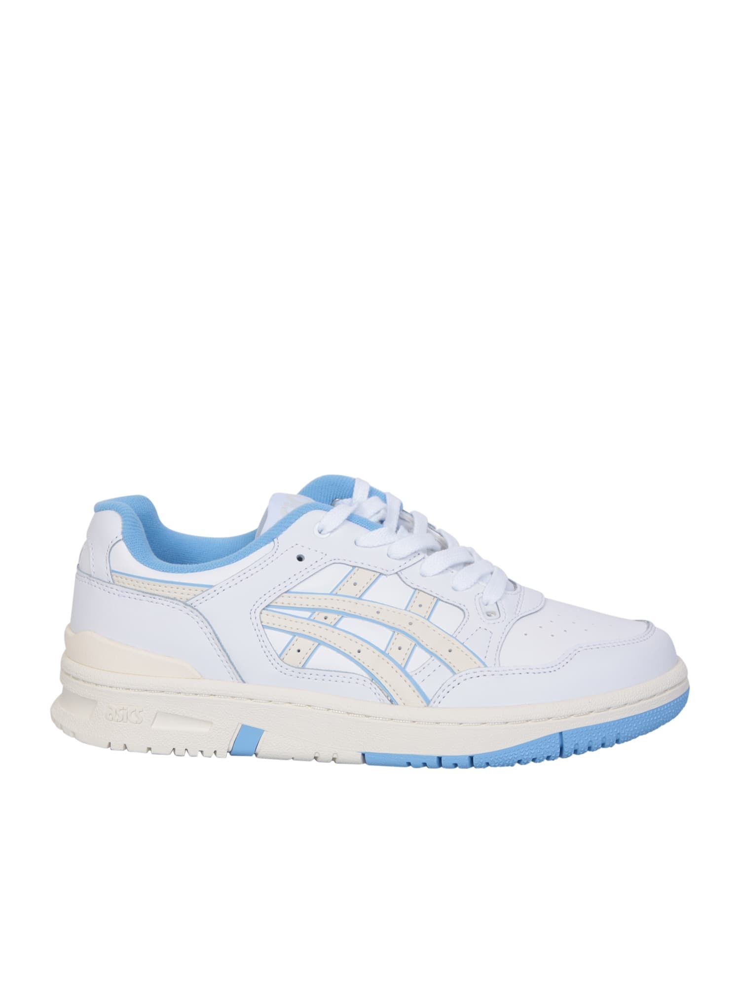 【送料&関税込】Asics White Leather Ex89 Sneakers