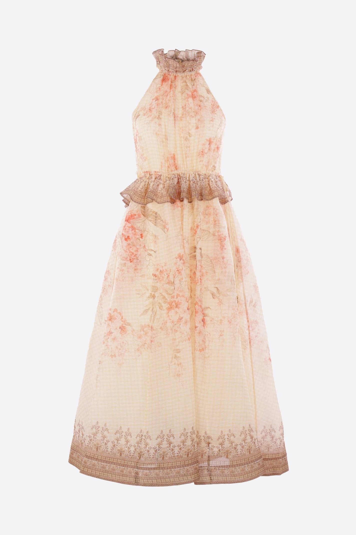 【送料&関税込】Zimmermann Illuminate Midi Dress In Linen An