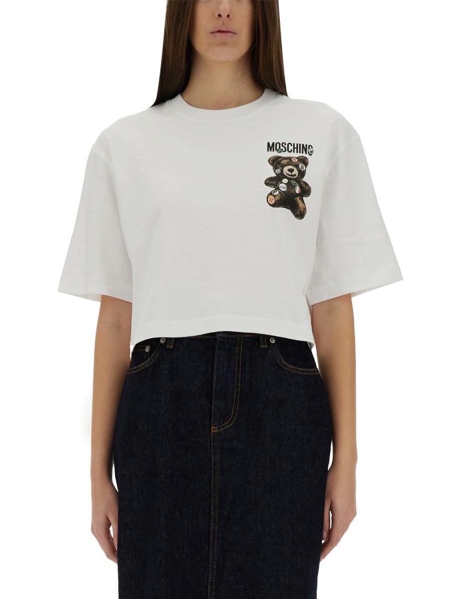 【送料&関税込】Moschino Cropped T-shirt