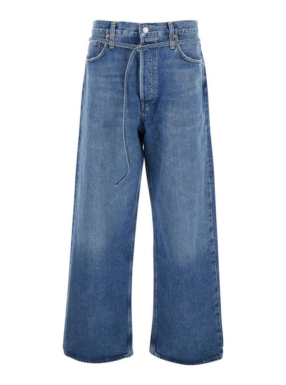 【送料&関税込】AGOLDE emmi Blue Five Pocket Jeans With Thin