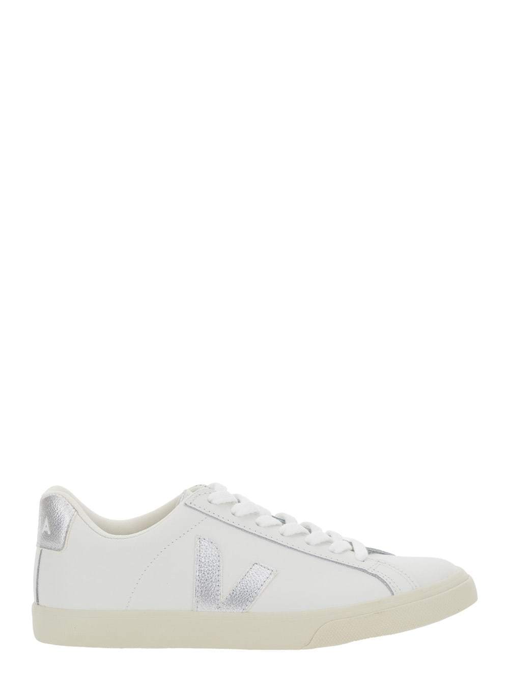 【送料&関税込】Veja esplar White Sneakers With Contrasting