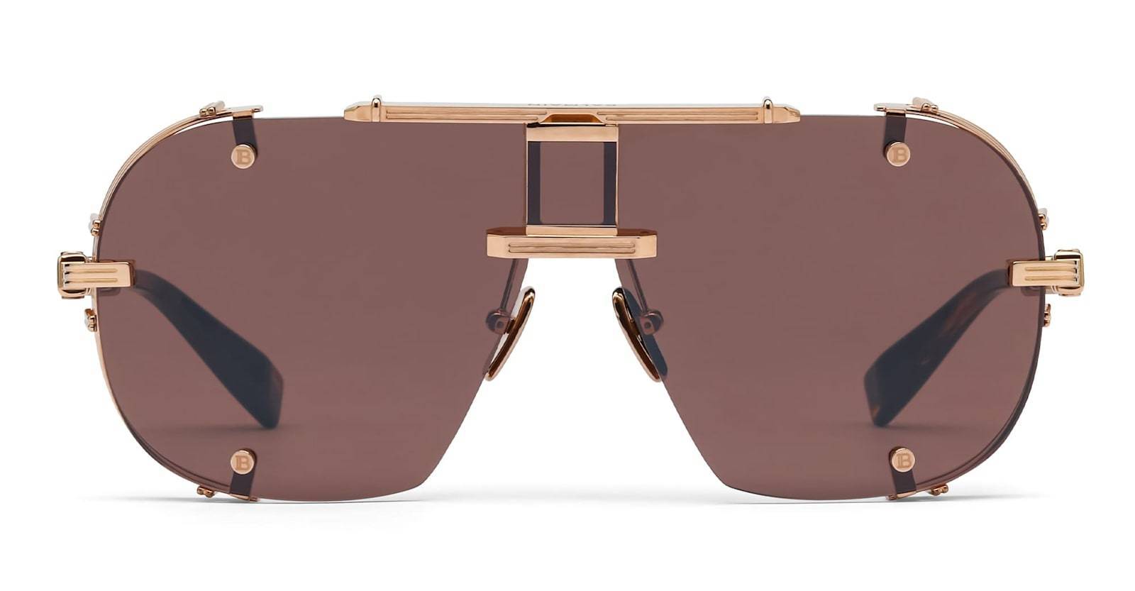 【送料&関税込】Balmain Colonel - Rose Gold / Brown Swirl Su