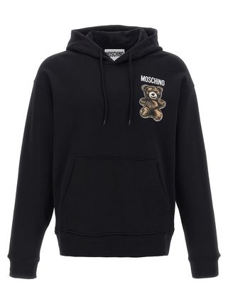 パーカー・フーディ MOSCHINO Men Hoodies 251ZZ17080228 1555 Black ブラック(黒)系 Moschino(モスキーノ) パーカー・フーディ