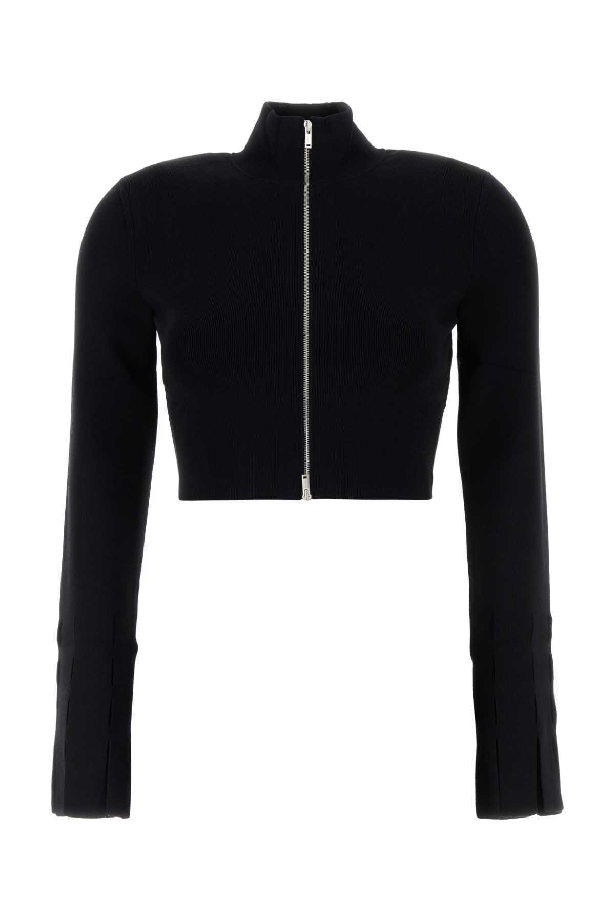 【送料&関税込】Nanushka Black Stretch Viscose Blend Izan Ca