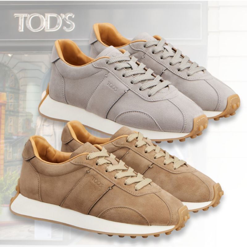【感じるスタイル 2色】TOD'S ヴィンテージ スエードスニーカーT