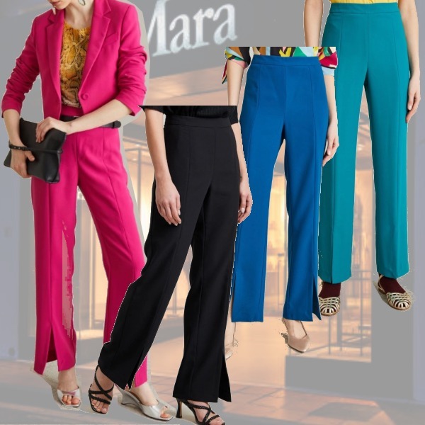 DT MaxMara ★ サテン トラウザーズ TIBERIO 4色