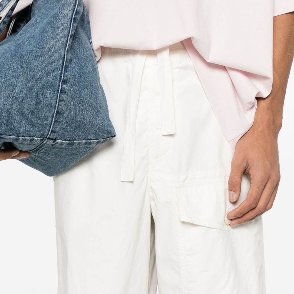 DRIES VAN NOTEN ホワイト ワイドパンツ