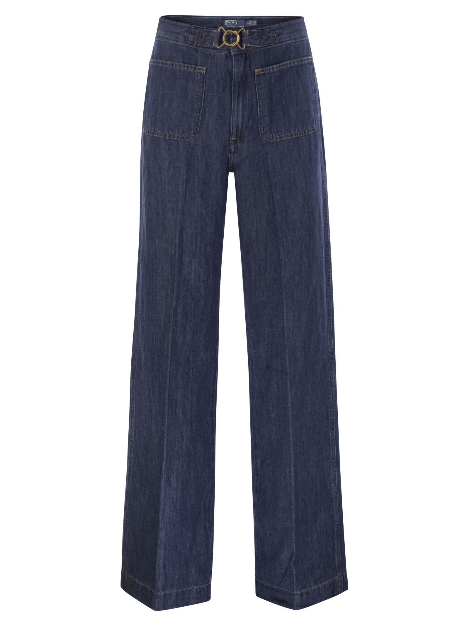 パンツ POLO RALPH LAUREN Wide-leg jeans with bell bottoms