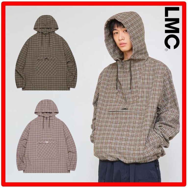 ☆韓国の人気☆【LMC】☆OG CHECK ANORAK JACKE.T☆