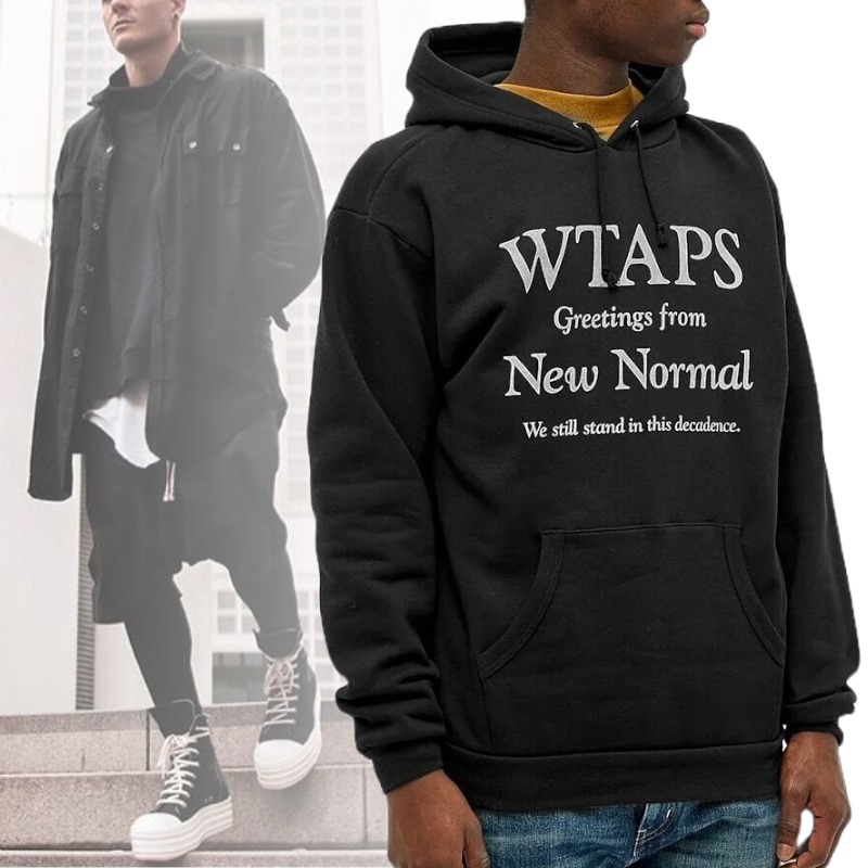 関送込! WTAPS ACNE New Norma フーディ プルオーバー プリント