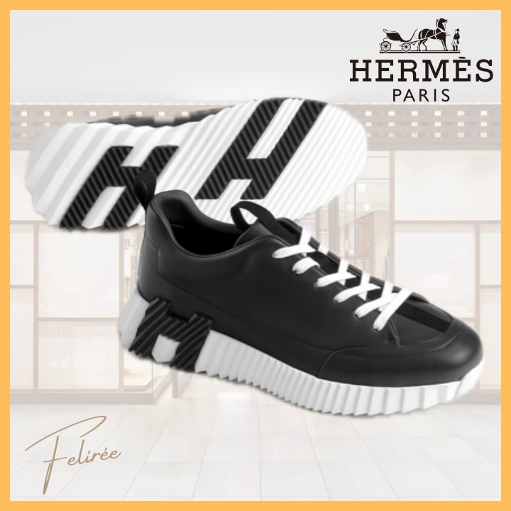 《軽やかに魅せる一足☆》HERMES ジャンプスニーカー