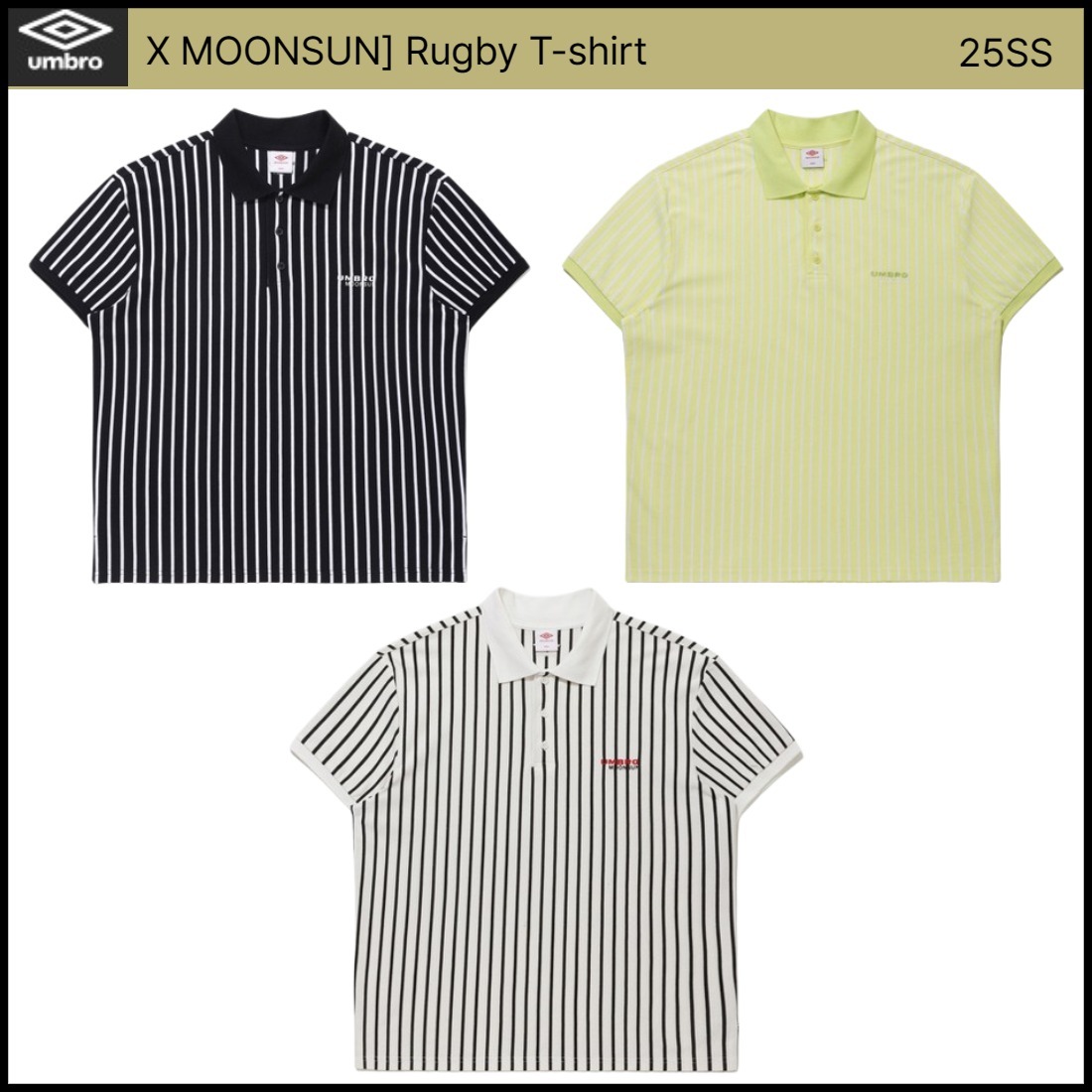 UMBRO■X MOONSUN] Rugby T-shirt■送料込