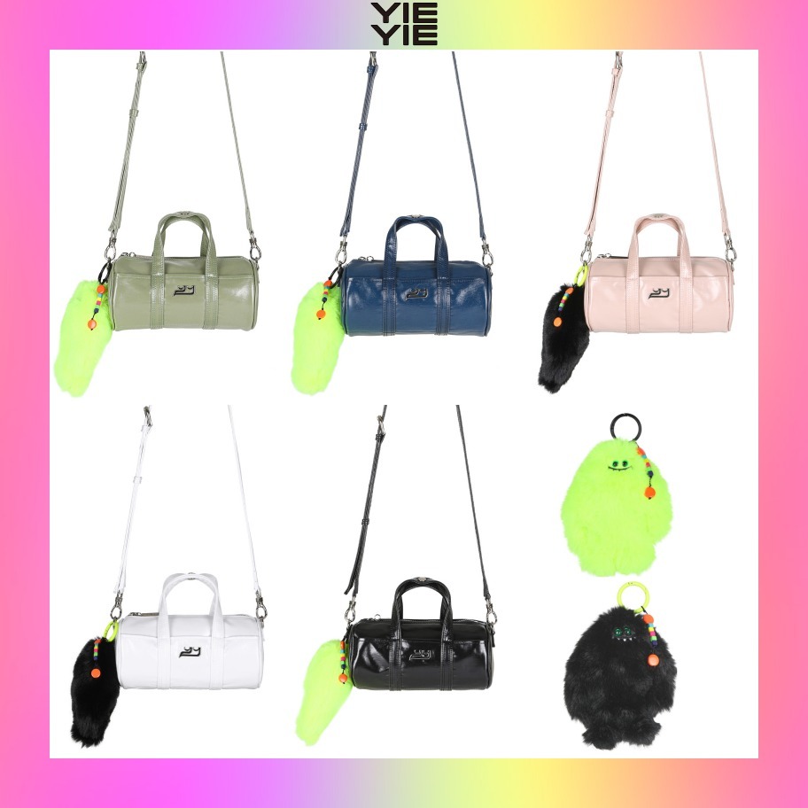 【YIEYIE】韓国★Y.18 Colette Bag + Fluffy Boo Keyring Set