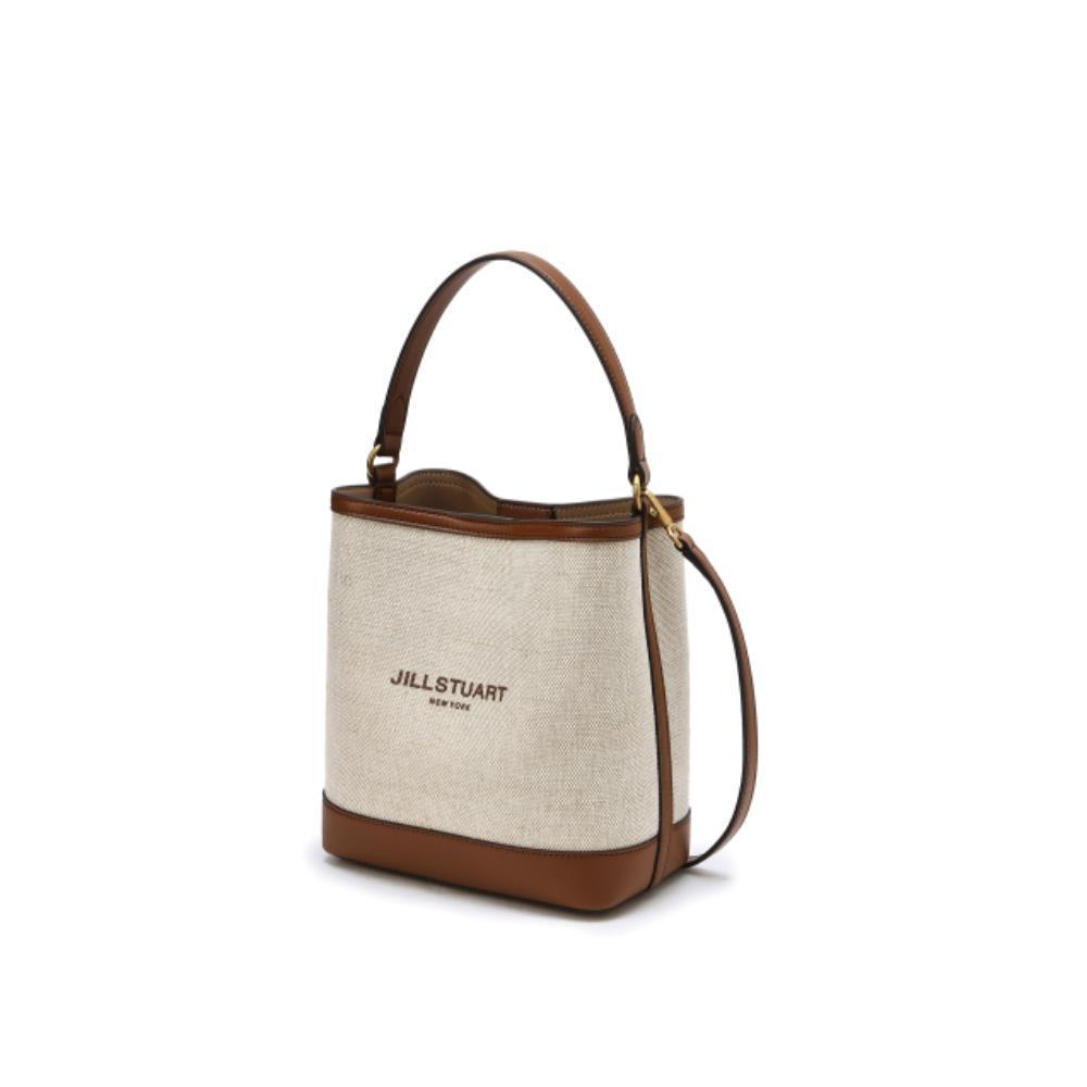 トートバッグ *JILLSTUART*JILLSTUART*JILLSTUART* Newpaper Ivory Canvas Buc