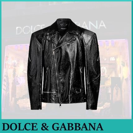 Dolce & Gabbana(ドルチェ&ガッバーナ) レザージャケット(メンズ