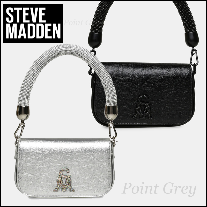 Steve Madden☆ 輝くラインストーン・トップハンドルバッグ