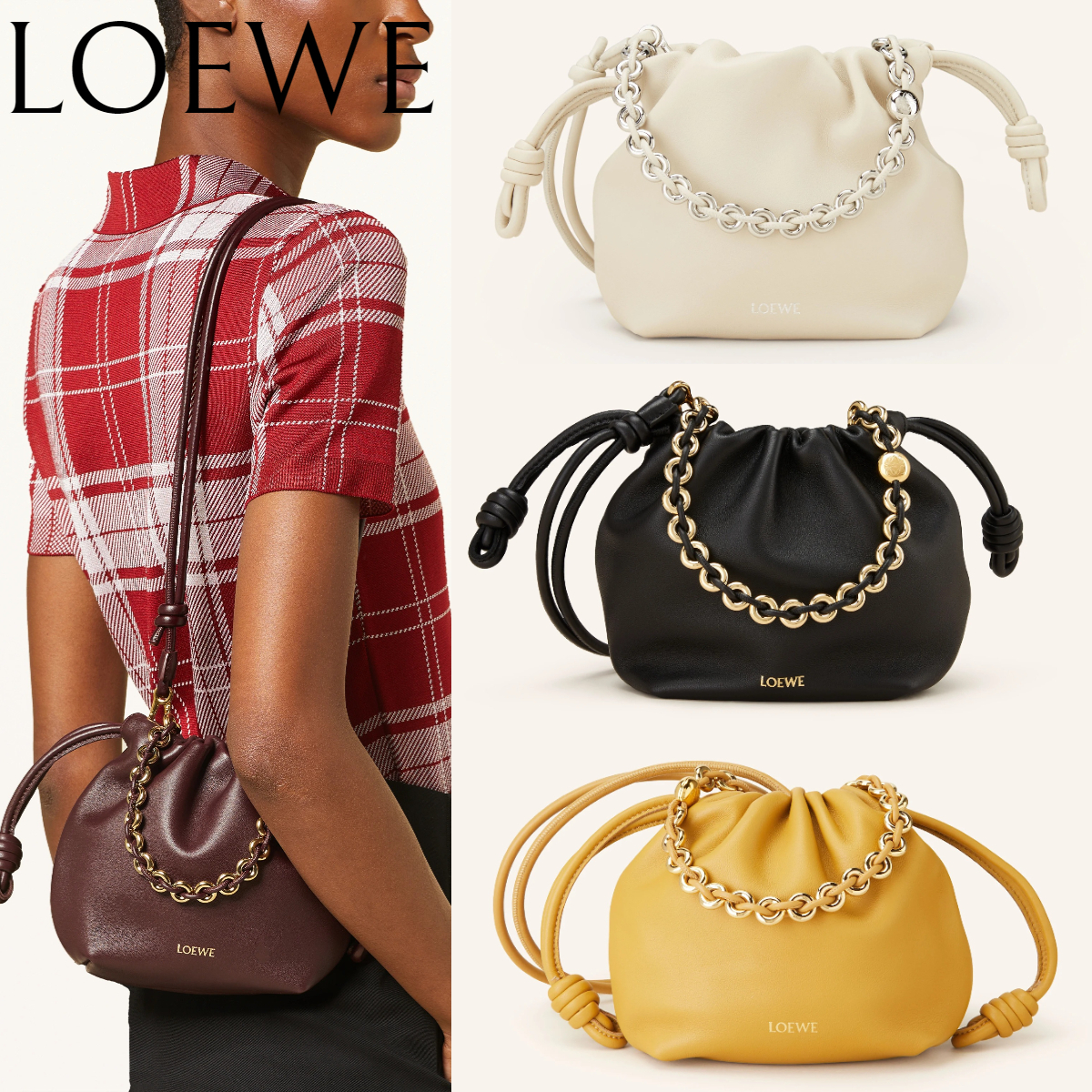 *LOEWE*チェーンショルダーバッグ フラメンコ 2WAY