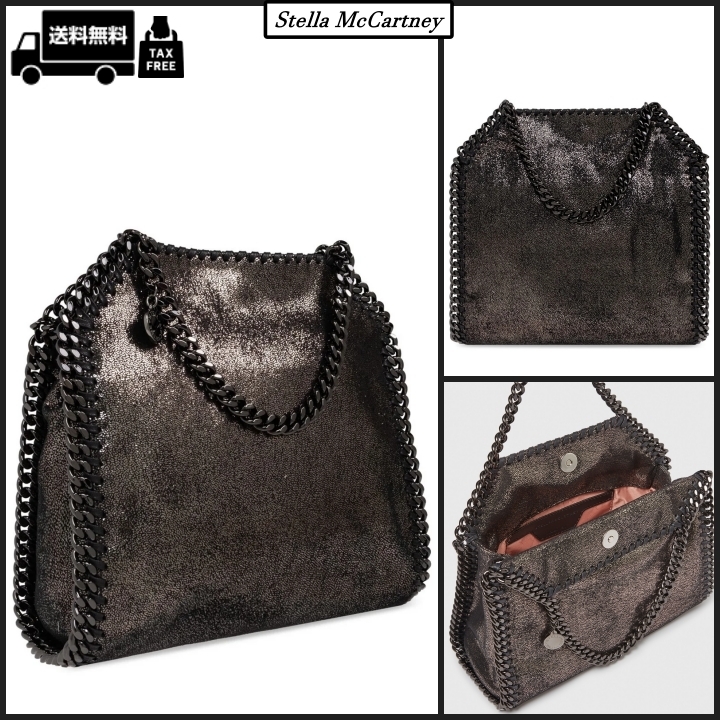 【STELLA MCCARTNEY】ファラベラ ミニ メタリック トートバッグ