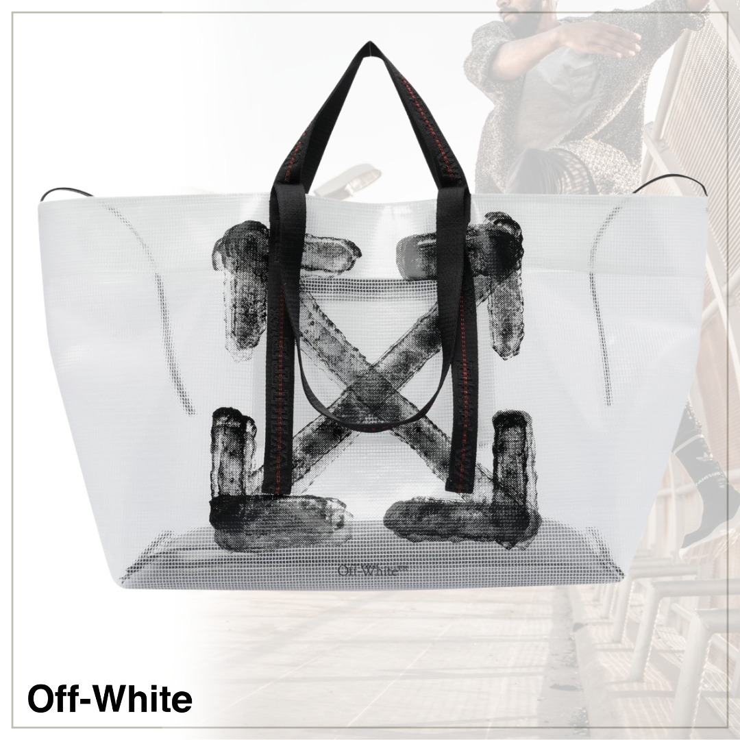 大人気【Off White】ヘリテージ デイオフ トップハンドルバッグ