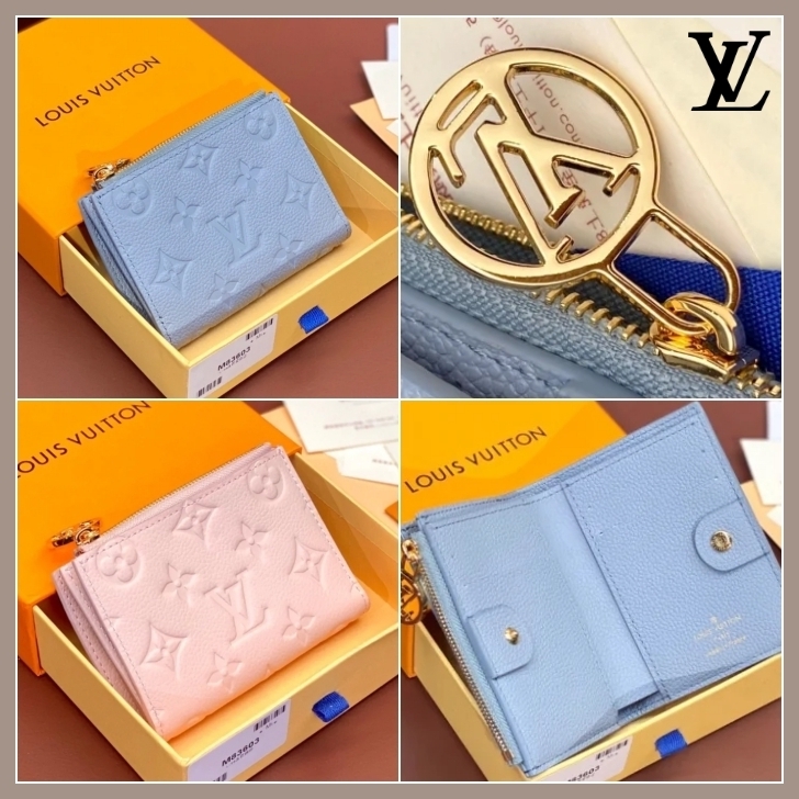 《LVロゴ》Louis Vuitton リサ 折りたたみ財布