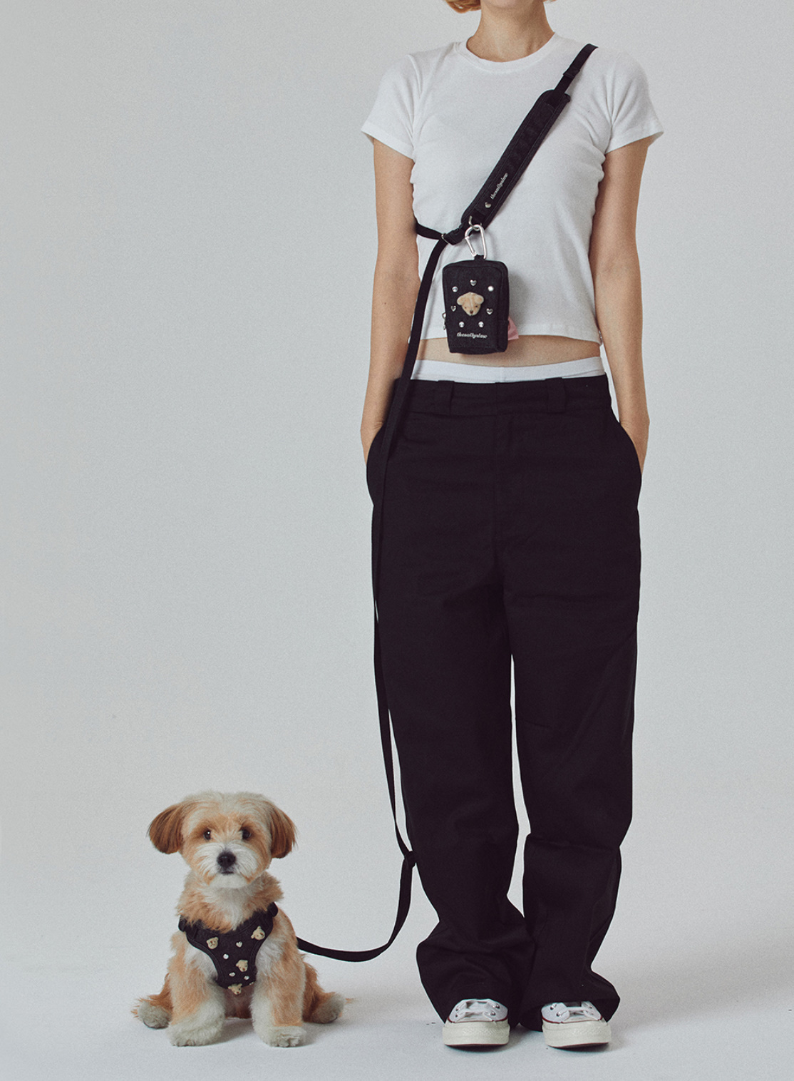 《韓国 THE SALLY SLAW》Denny bear cushioning two ways leash