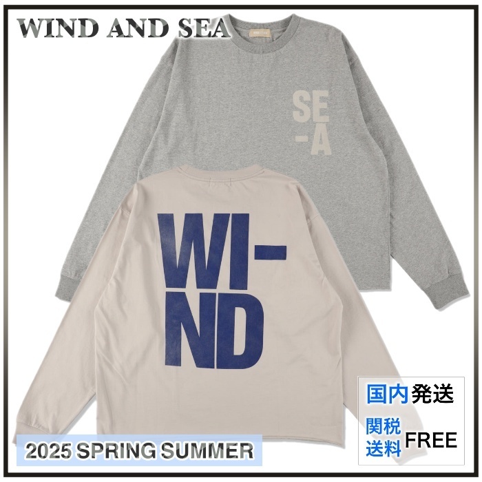【国内買付】WIND AND SEA HYPHEN LOGO L/S TEE ロゴ ロンT