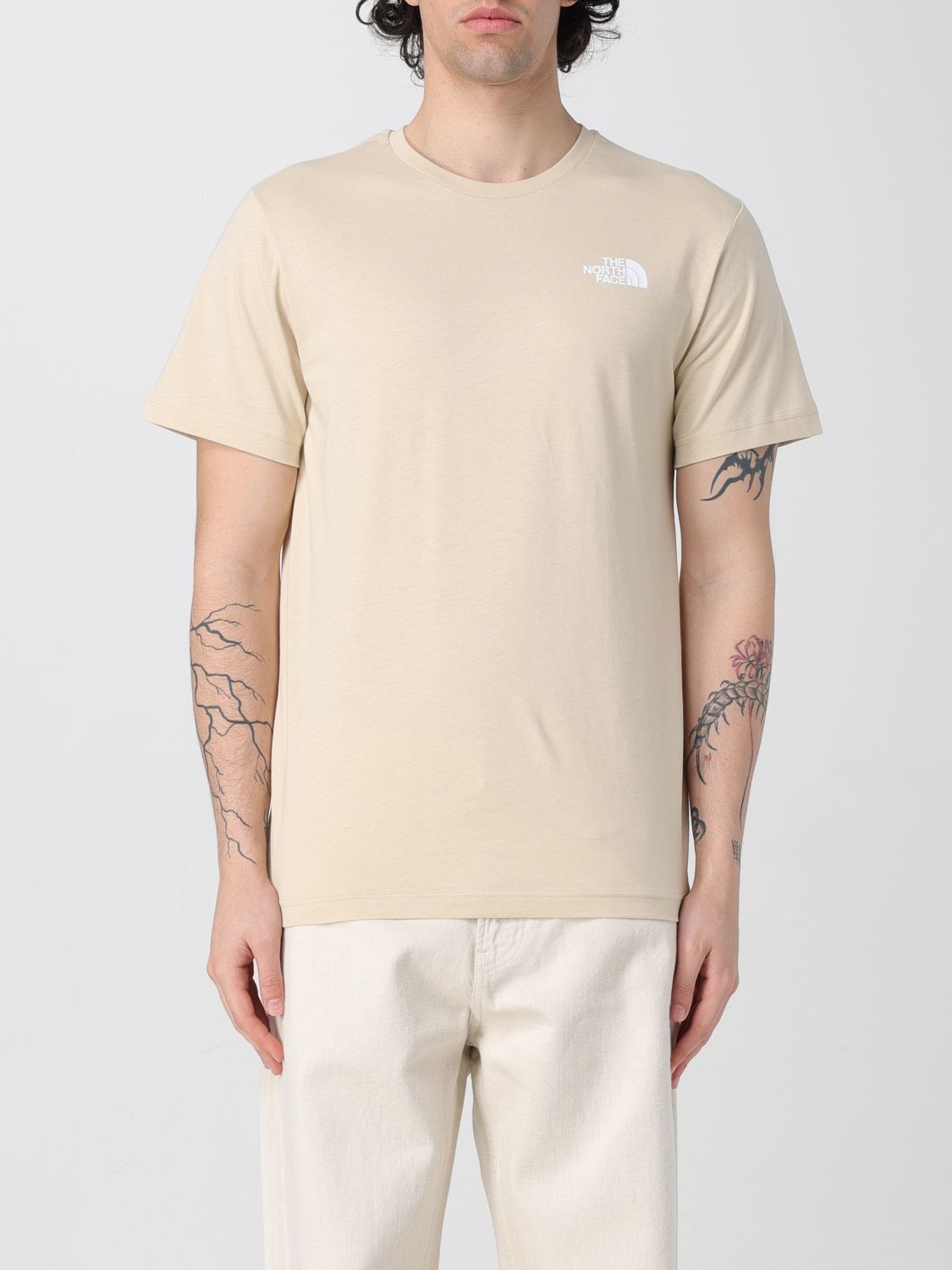 Tシャツ・カットソー THE NORTH FACE Men T-shirt Beige NF0A87NP 3X41