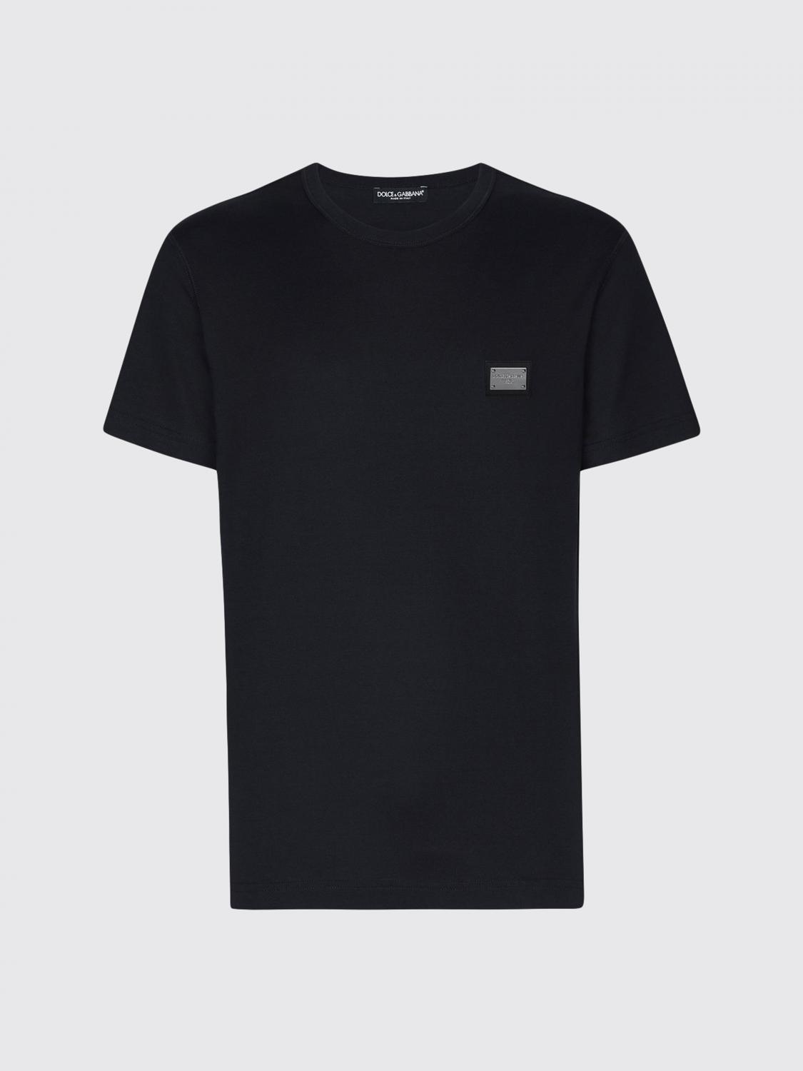 Tシャツ・カットソー DOLCE & GABBANA Men T-shirt Black G8PT1TG7F2I N0000