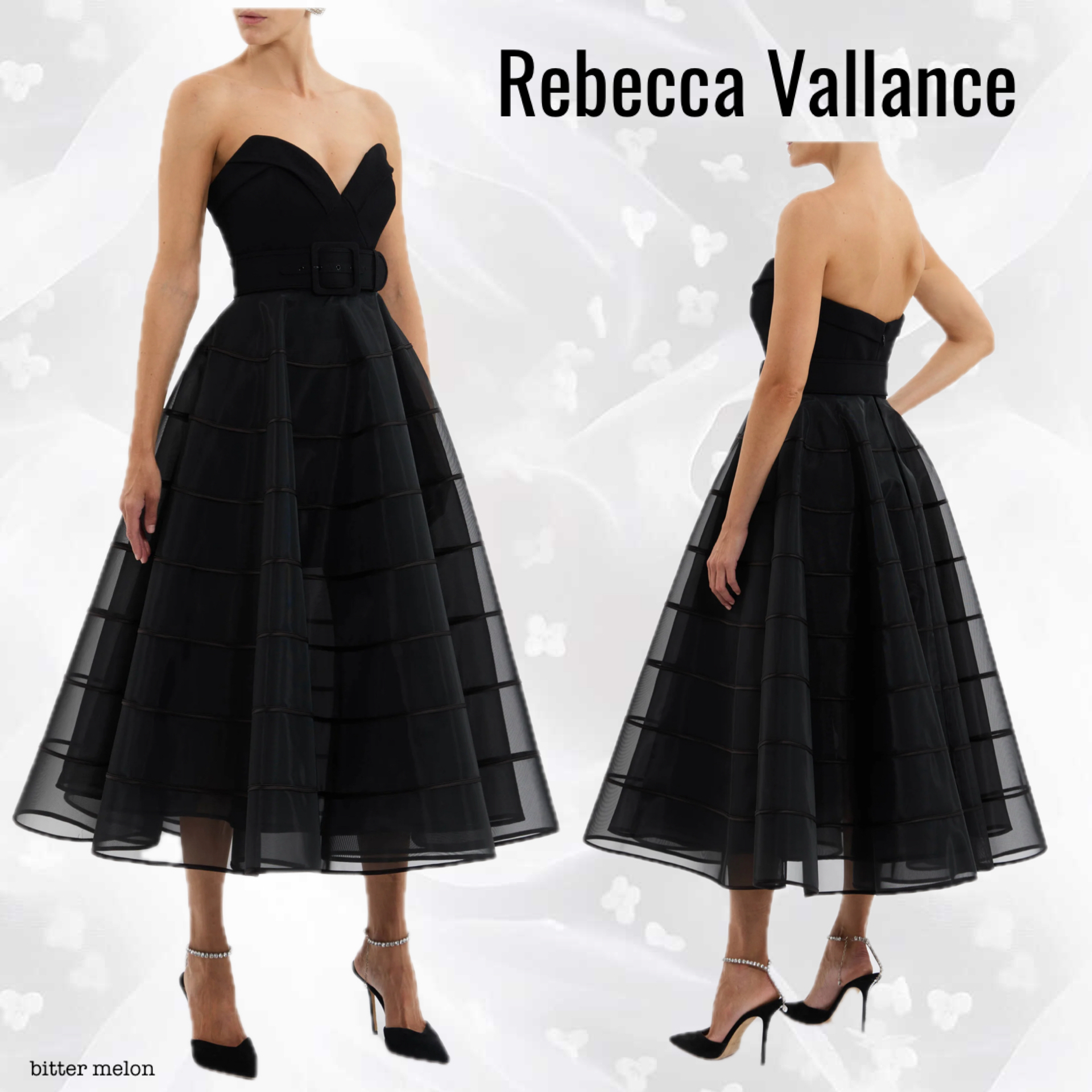 REBECCA VALLANCE ★ Marcella Strapless ストラップレス ドレス