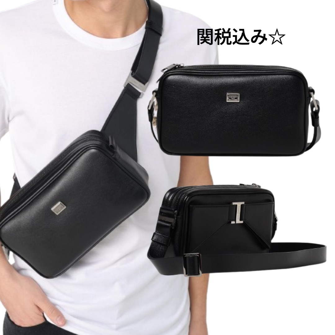 VIP☆関税・送料込み【DOLCE & GABBANA】Calfskin crossbody bag