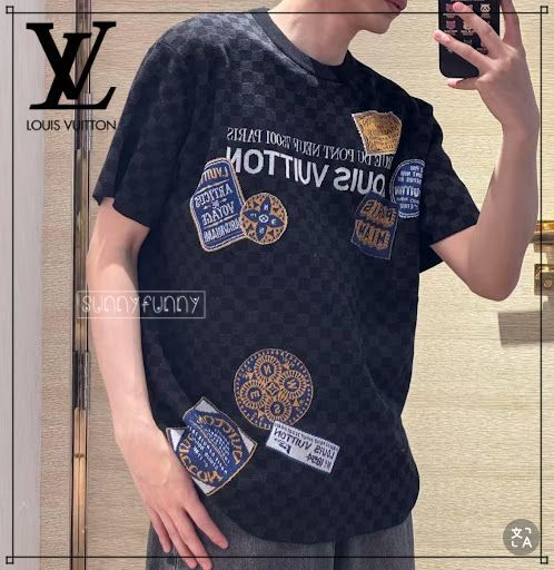 《25SS★》LouisVuitton ダミエ Tシャツ