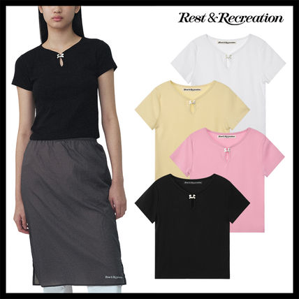 ピンク Rest & Recreation(レストアンドレクリエーション) T
