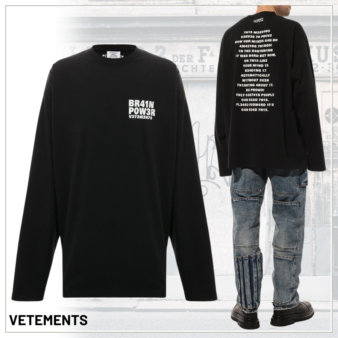 存在感絶大【vetements】ロングTシャツ