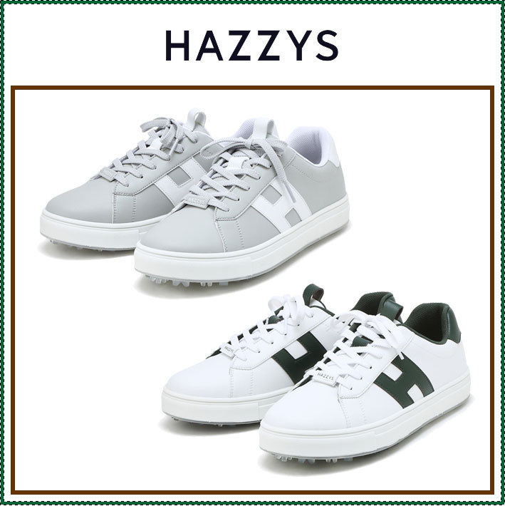 【HAZZYS GOLF】 Men's H Logo Spikeless Golf Shoes / 追跡付