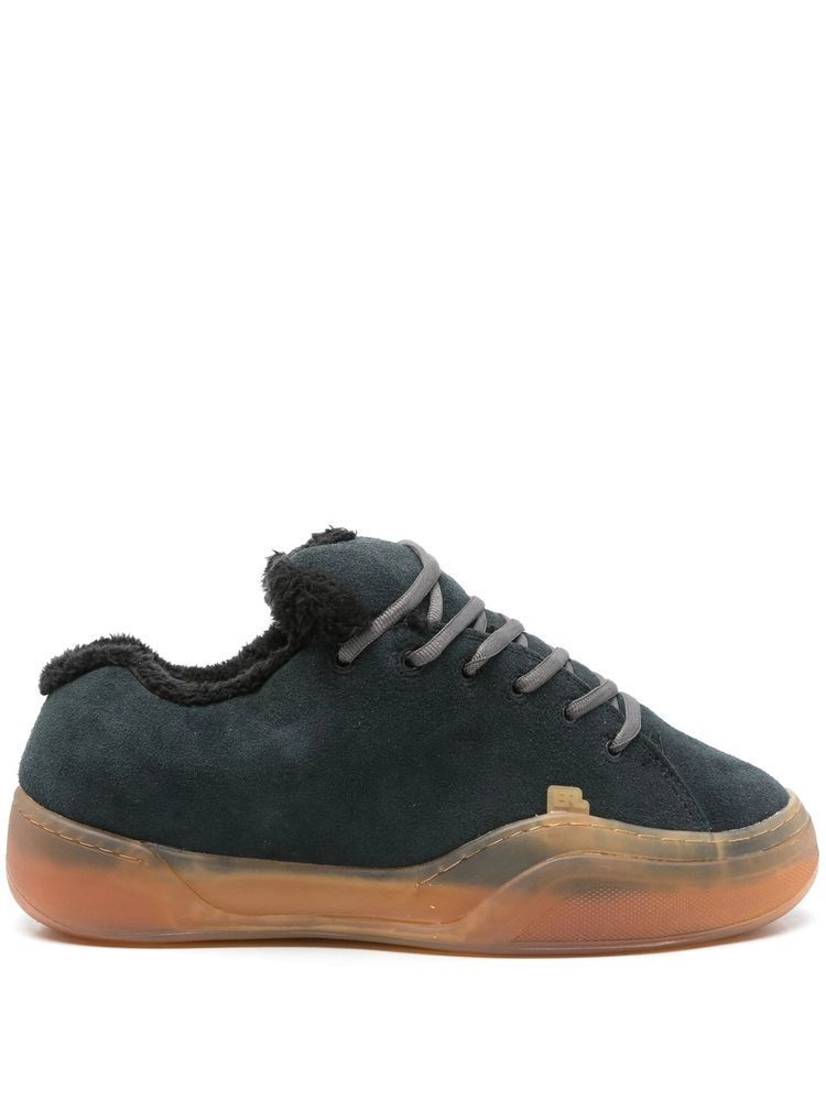 スニーカー ERL Vamp Skate Suede Sneakers Black