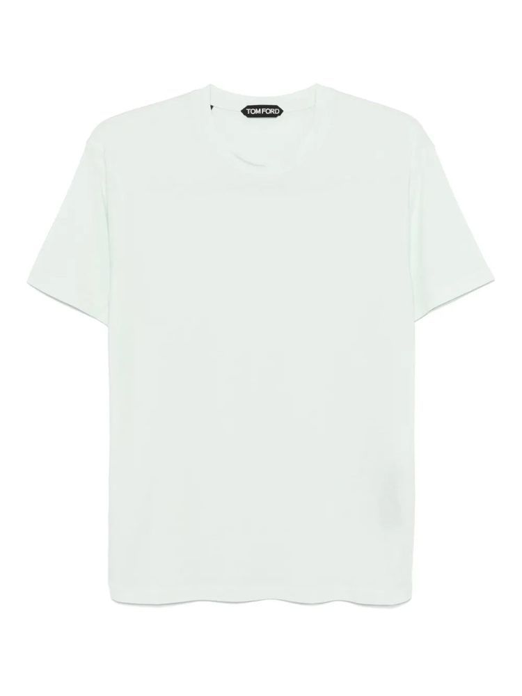 Tシャツ・カットソー TOM FORD Crew Neck T-shirt Glass Green