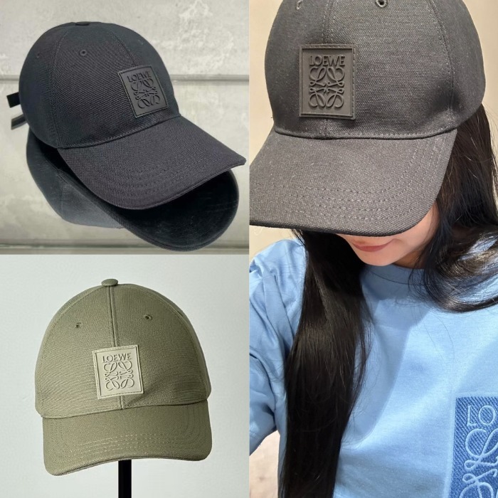 ★Loewe★パッチ キャップ （キャンバス）