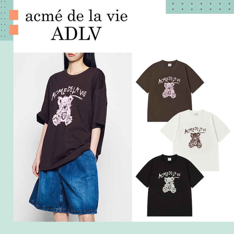 ADLV ♥ DRAWING BEAR SHORT SLEEVE T-SHIRT /追跡付