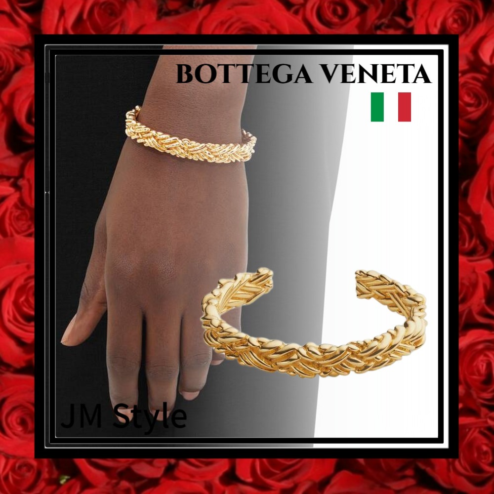直営店▲BOTTEGA VENETA▲細編みのリジッドブレスレット