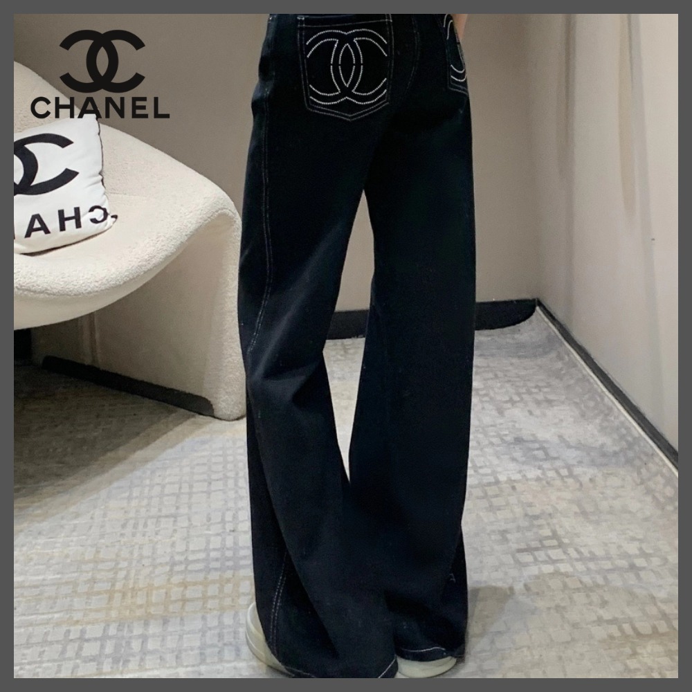 【スタイルUP♪】CHANEL デニム パンツ