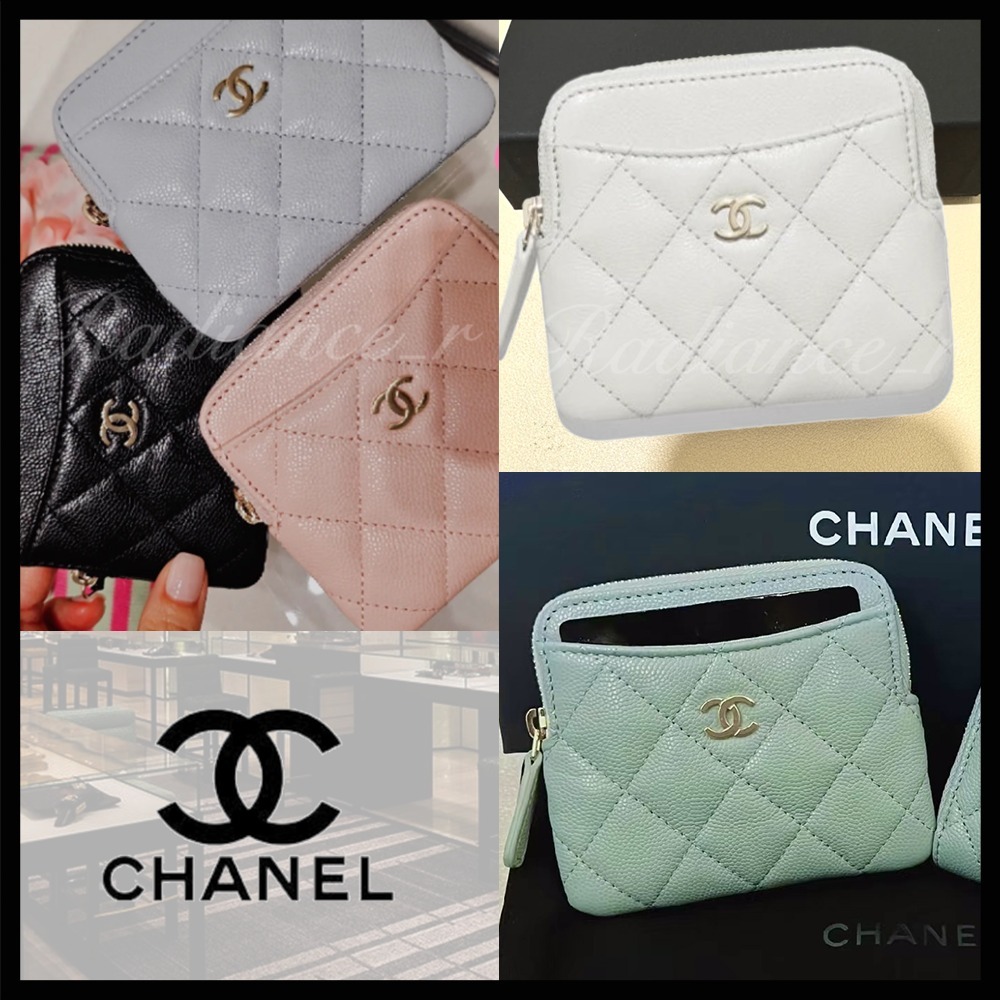 【可愛くコンパクト♪】CHANEL クラシック ジップ コインパース